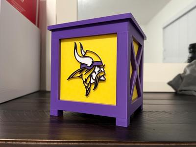 Vikings Face Plate for Modular Farmhouse Box