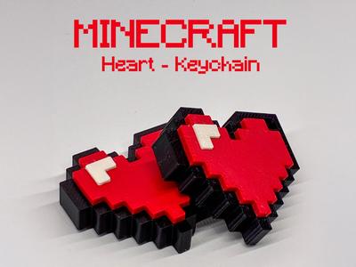 Heart_Cuore of Minecraft | Keyring _Portachiavi