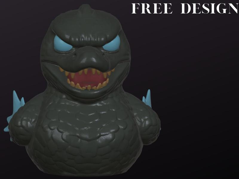 GODZILLA RUBBER DUCK