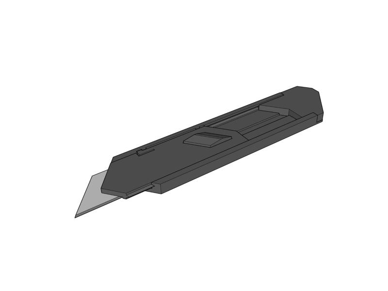 Sliding Utility Knife - 19x61mm Blades 
