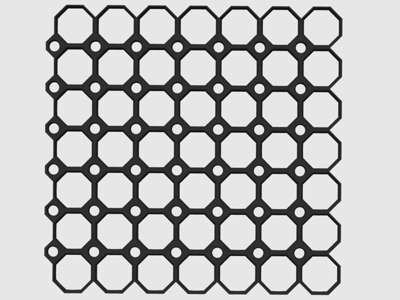 A1 mini 7x7 Multiboard side tile trim fit