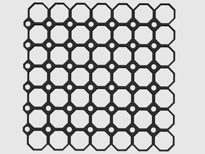 A1 mini 7x7 Multiboard side tile trim fit