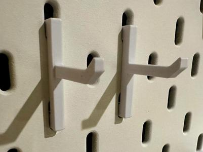 Ikea Skadis secure Hook set (15-65mm)