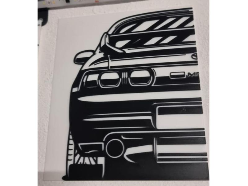 2D Wall art Toyota MR2 JDM Style