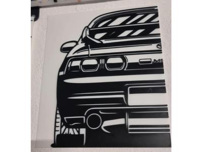 2D Wall art Toyota MR2 JDM Style