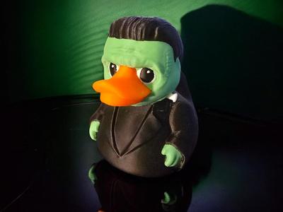 Frankenstein Rubber Ducky Toy Monster Figure