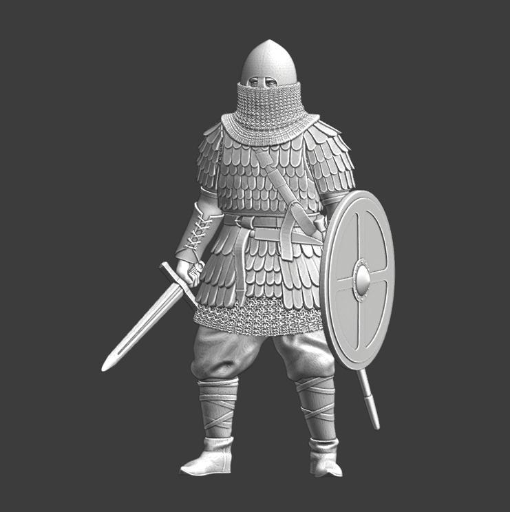Medieval Kievan Rus Heavy warrior
