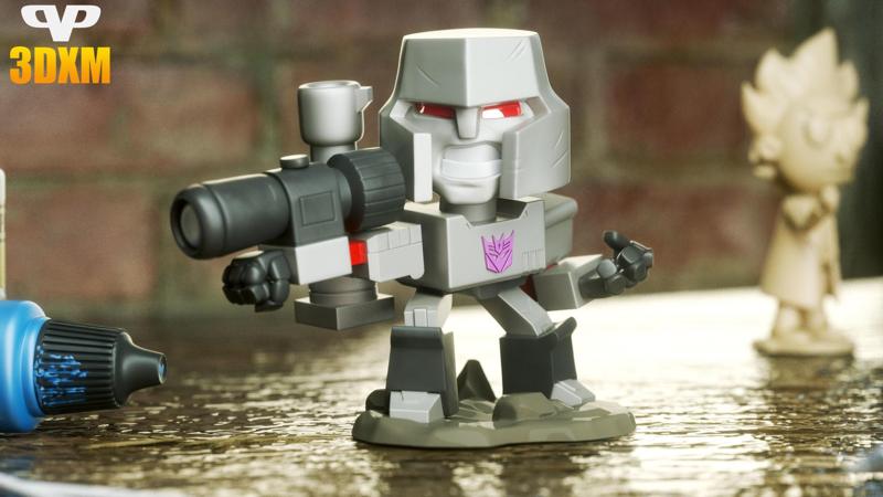 Megatron Chibi for 3D Printing STL