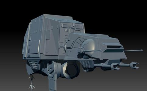 ATAT 3d Model playset