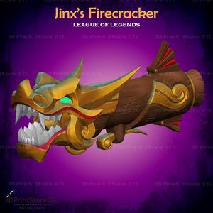 Fishbones Firecracker Cosplay League of Legends - STL File