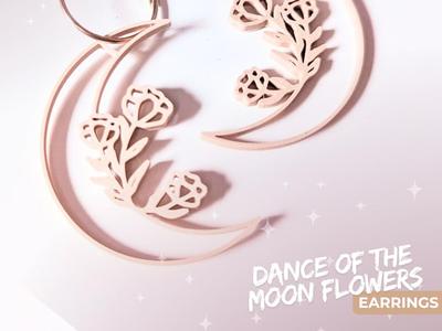 Moon Flower Earrings