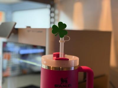 Stanley Shamrock Straw Topper - Fits Any Size Cup