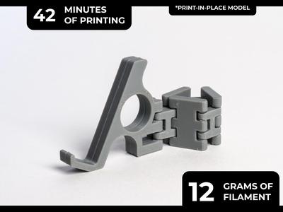 Both hand pinky saver and phone stand