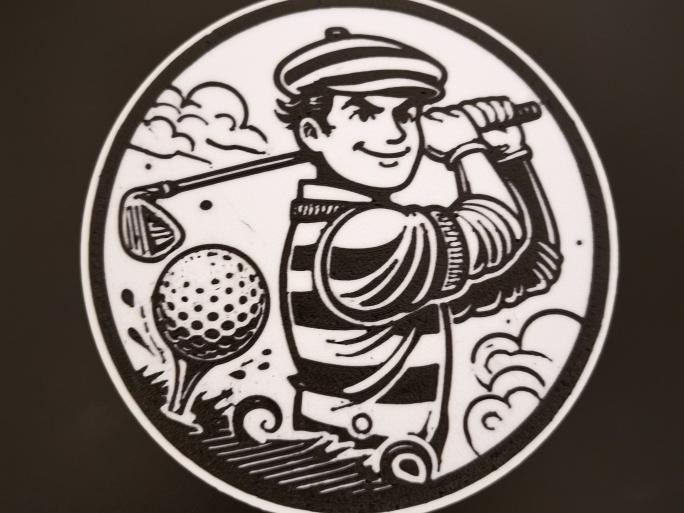 Nice golf coaster