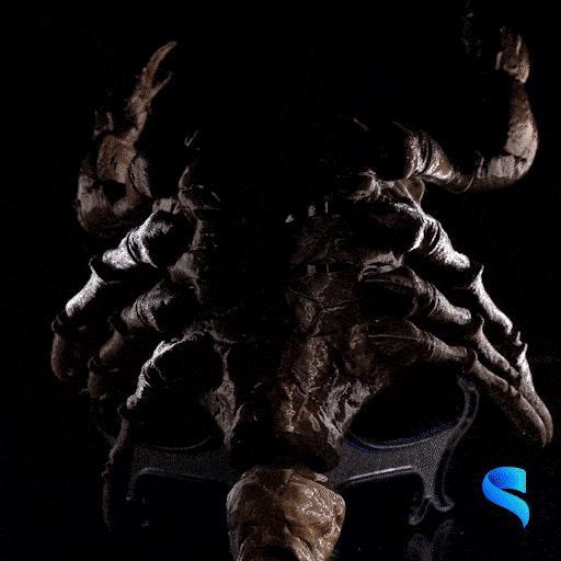 Scorpion Grasp Halloween Mask