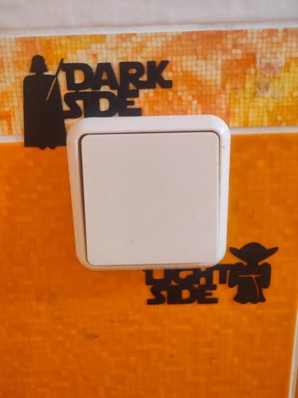 Starwars power switch decor
