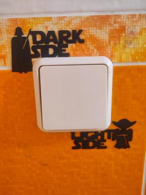 Starwars power switch decor