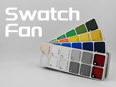 Stackable Swatch Fan for Bambu Filament Samples