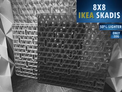 8x8 IKEA SKADIS, Lightweight - 50% Lighter