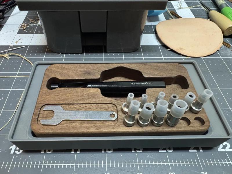 KemovanCraft Hole Punch Set Gridfinity   