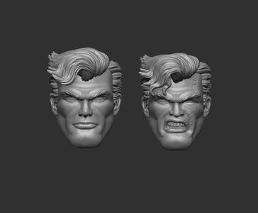 Superman TDKR - Headsculpt for Action Figures