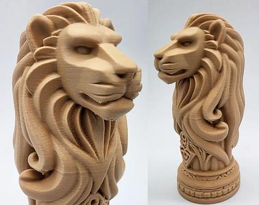 Lion Totem Pole #2   