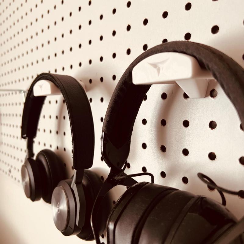 Pegboard Headphone holder