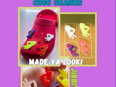 CROC CHARMS - MADE YOU LOOK (HAND GAME) JIBBITZ