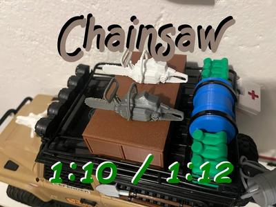 Chainsaw 1:10 and 1:12 for RC car expedition   