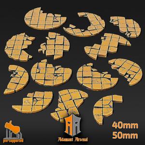 Basing Bits - Ruin Tiles 40-50mm
