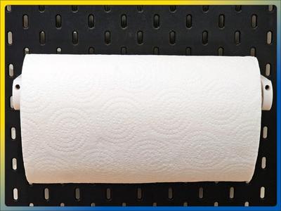 Quick-Change Paper Towel Mount for IKEA Skadis