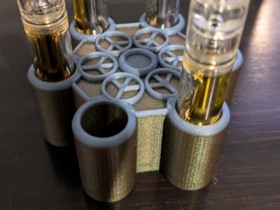 Metatron’s Cube Vape Cart Holder (510 Cart Stand)