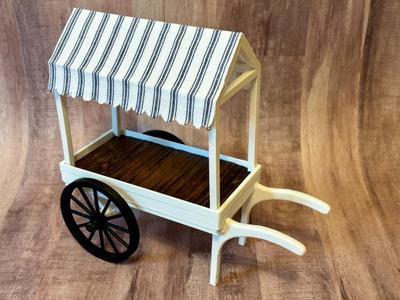 Dollhouse Flower Cart
