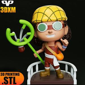 Usopp Chibi STL for 3D Printing ChibiSTL 3DXM