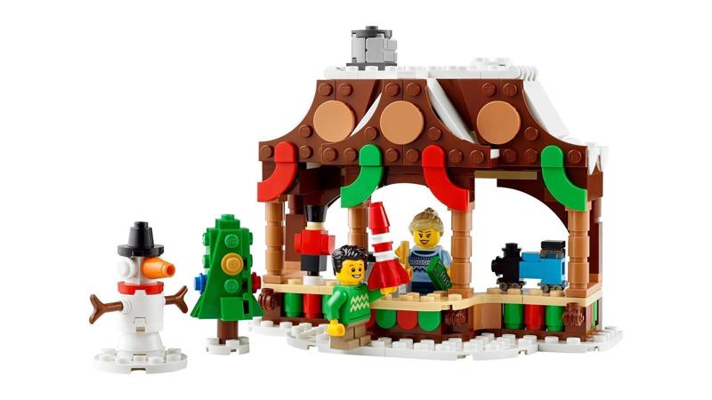 Wikibricks3D - 40602 Winter Market Stall
