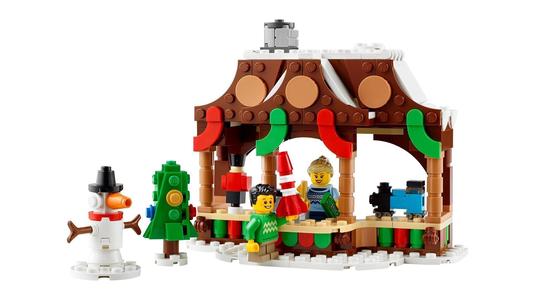 Wikibricks3D - 40602 Winter Market Stall