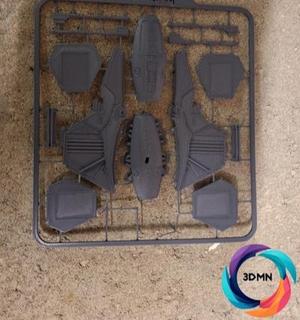 Star Wars Jedi interceptor Kit Card with Stand