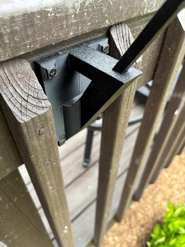 Birdfeeder Deck Hook Mount   