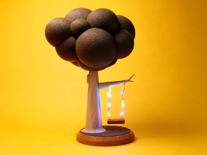 SwingLight – The Tree Swing Fairy Light Lamp 