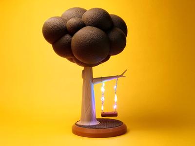 SwingLight – The Tree Swing Fairy Light Lamp 