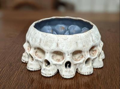 Skull bowl Halloween
