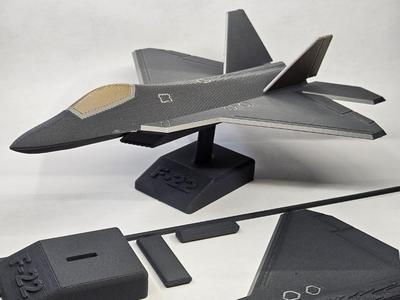 F22 Plane Kit Card