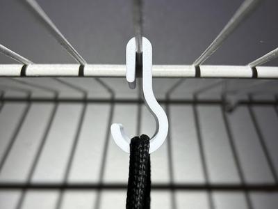 Wire Shelf Belt & Bag Hanger