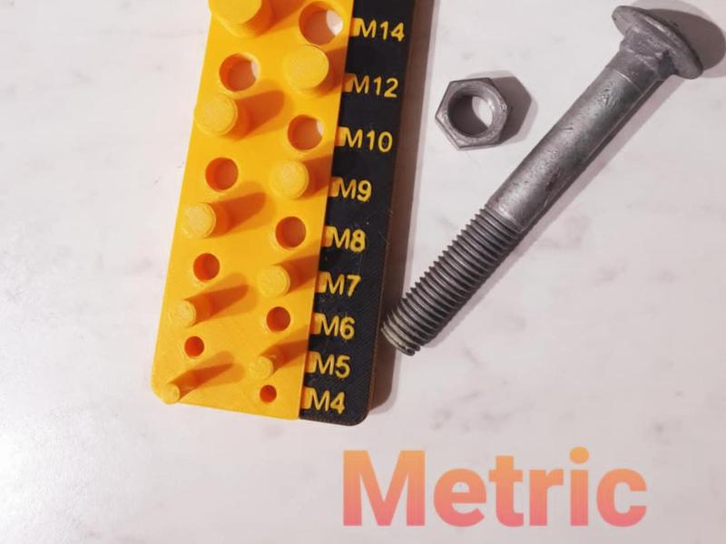 Metric Nut & Bolt Tester 