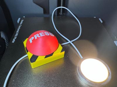 Big Red Button LED Lamp Kit 001