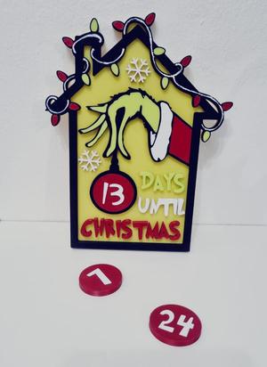 The Grinch Christmas Countdown advent calendar