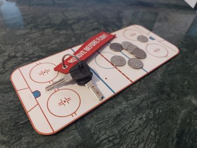 Mini Hockey Rink the ultimate hockey lover’s decor