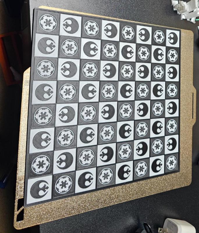 Space Character  chess board 
