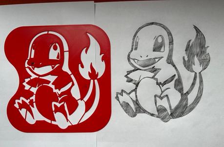 Charmander Stencils