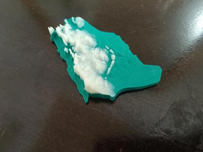 topological map saudi arabia   